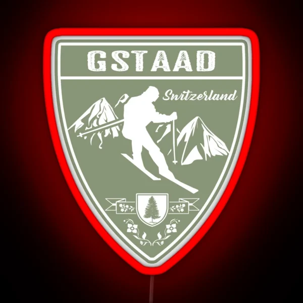 Gstaad Switzerland RGB Neon Sign