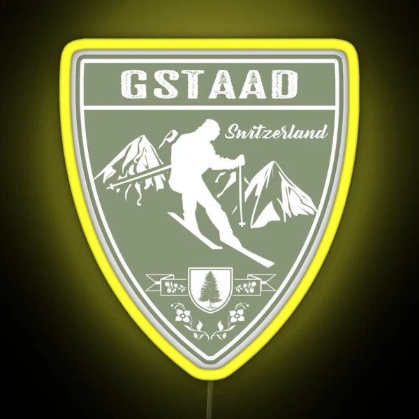 Gstaad Switzerland RGB Neon Sign