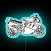 GSXR 750 RGB Neon Sign - Image 3
