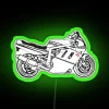 GSXR 750 RGB Neon Sign - Image 4