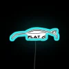 GT3 Outline RGB Neon Sign - Image 3