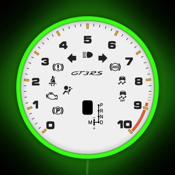 GT3 RS Gauge RGB Neon Sign