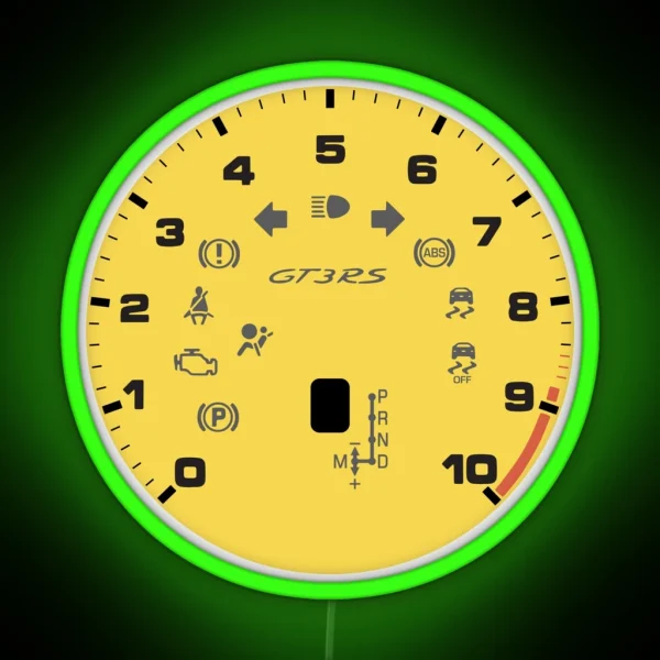 GT3 RS Gauge RGB Neon Sign