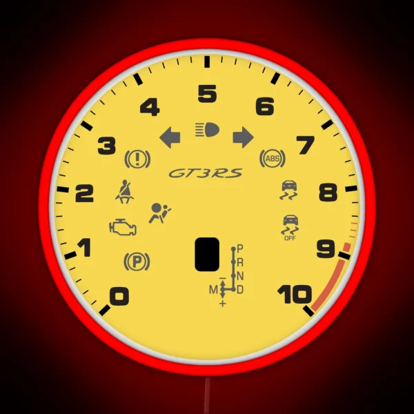 GT3 RS Gauge RGB Neon Sign