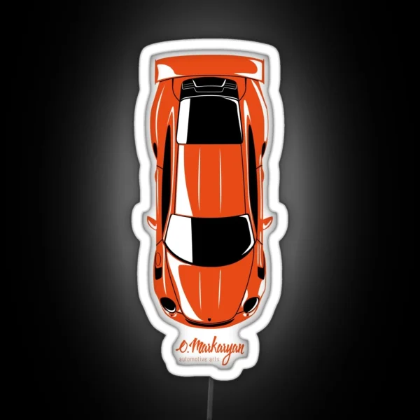 GT3 RS Top View RGB Neon Sign