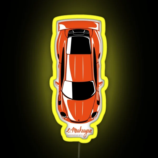 GT3 RS Top View RGB Neon Sign
