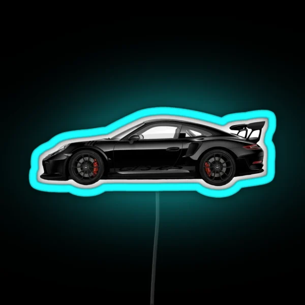 GT3RS Black RGB Neon Sign