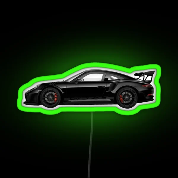 GT3RS Black RGB Neon Sign