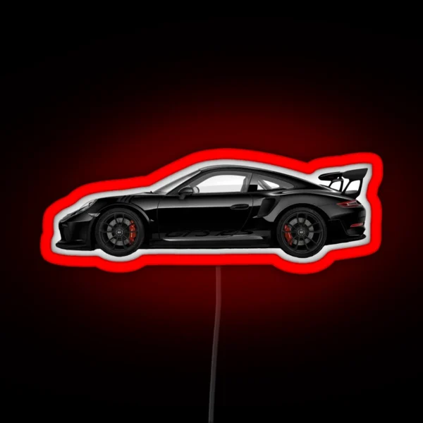 GT3RS Black RGB Neon Sign
