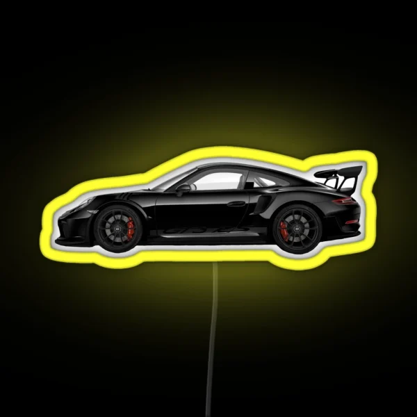 GT3RS Black RGB Neon Sign