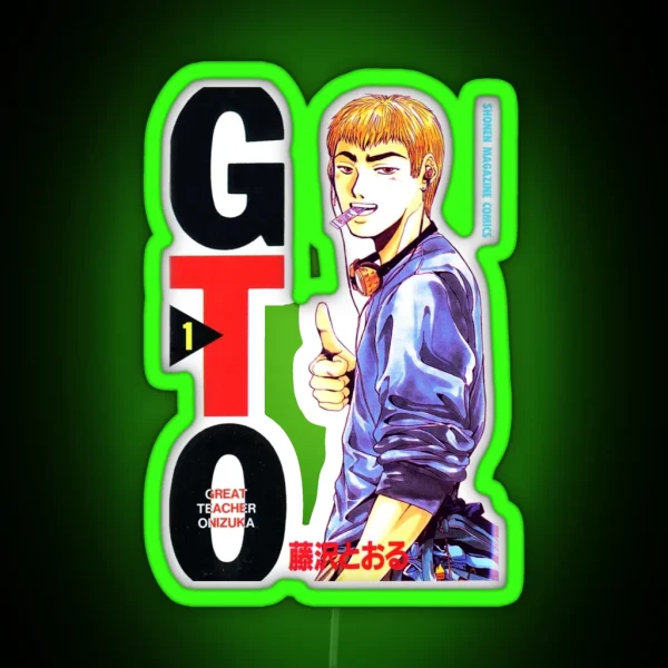 GTO Greatest Teacher Onizuka Manga RGB Neon Sign