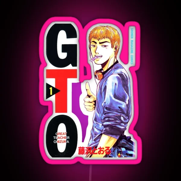 GTO Greatest Teacher Onizuka Manga RGB Neon Sign