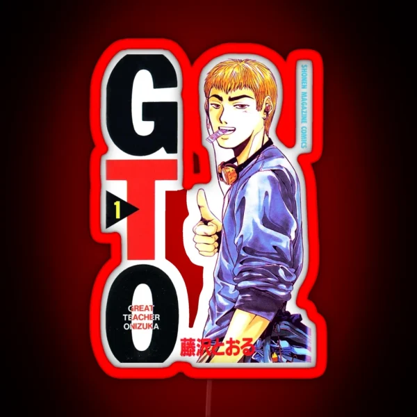 GTO Greatest Teacher Onizuka Manga RGB Neon Sign