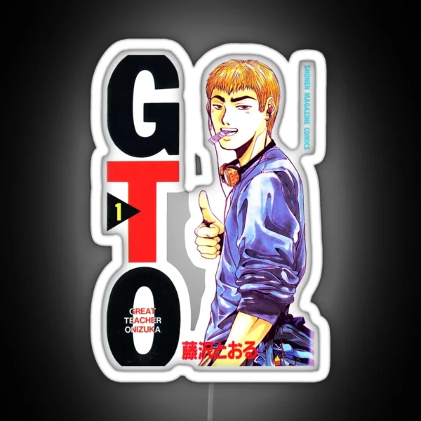 GTO Greatest Teacher Onizuka Manga RGB Neon Sign