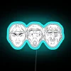GTO Onizuka Funny Faces Led And Goodies RGB Neon Sign - Image 3