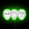 GTO Onizuka Funny Faces Led And Goodies RGB Neon Sign - Image 4