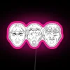 GTO Onizuka Funny Faces Led And Goodies RGB Neon Sign - Image 6