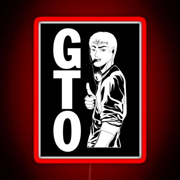 GTO Onizuka Object RGB Neon Sign