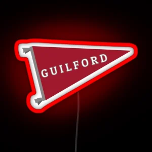 Guilford College Pennant RGB Neon Sign