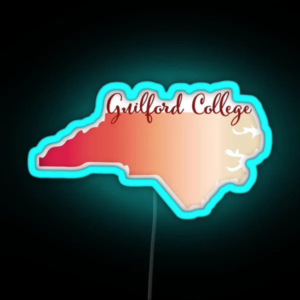 Guilford College RGB Neon Sign