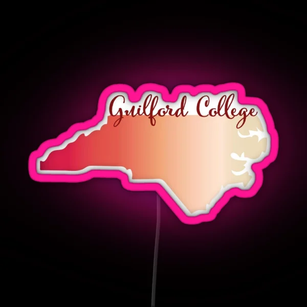 Guilford College RGB Neon Sign