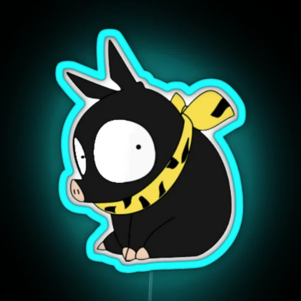 Guilty Ranma Piggy ORIGINAL DRAWN RGB Neon Sign
