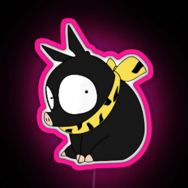 Guilty Ranma Piggy ORIGINAL DRAWN RGB Neon Sign