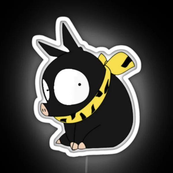 Guilty Ranma Piggy ORIGINAL DRAWN RGB Neon Sign