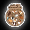 Guinea Pig Daily To Do List Brown Background RGB Neon Sign - Image 5