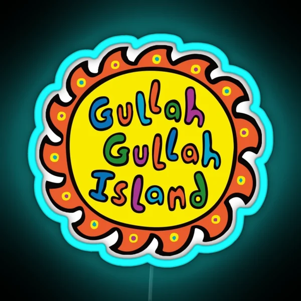 Gullah Gullah Island RGB Neon Sign