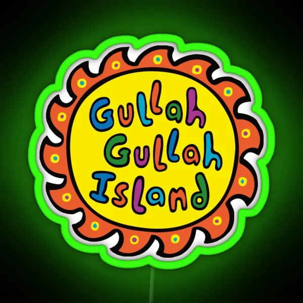 Gullah Gullah Island RGB Neon Sign