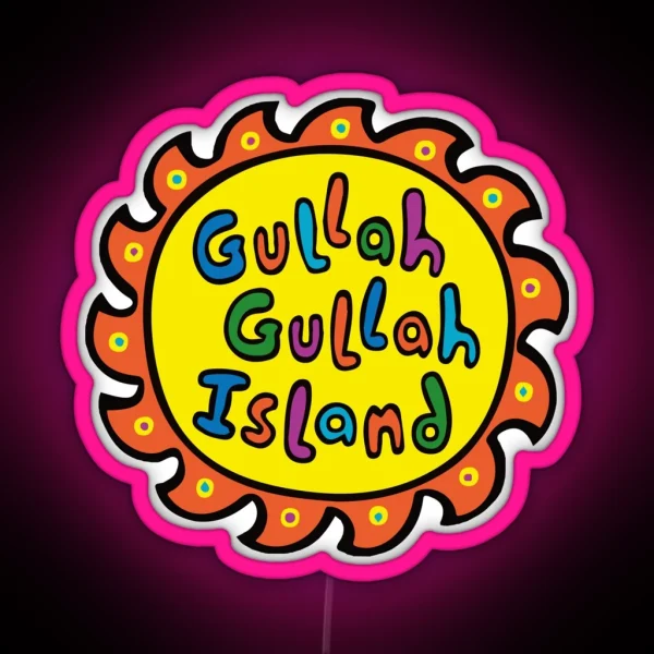 Gullah Gullah Island RGB Neon Sign