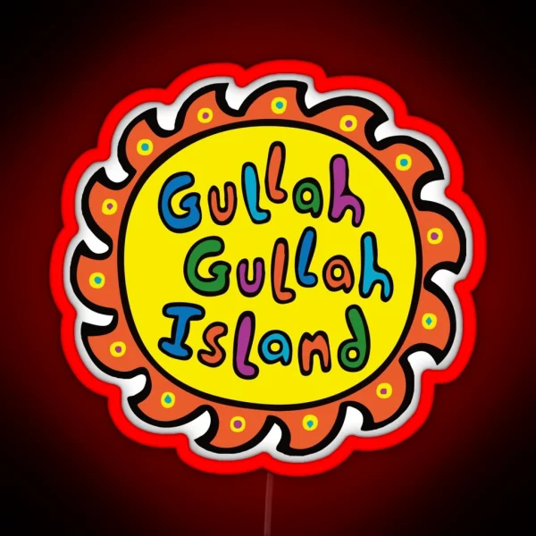 Gullah Gullah Island RGB Neon Sign