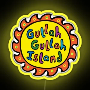 Gullah Gullah Island RGB Neon Sign