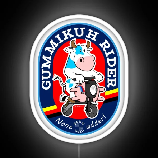 Gummikuh Riders Unite RGB Neon Sign