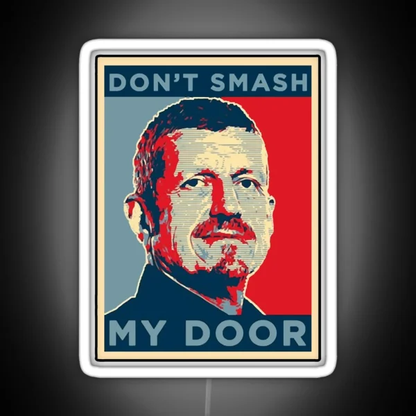 Gunther Steiner Fok Smash Door RGB Neon Sign