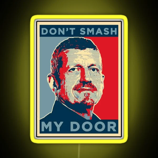 Gunther Steiner Fok Smash Door RGB Neon Sign
