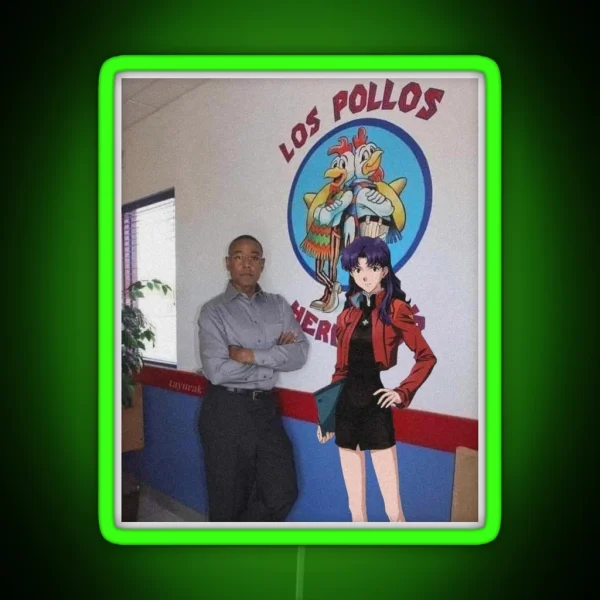 Gus X Misato RGB Neon Sign