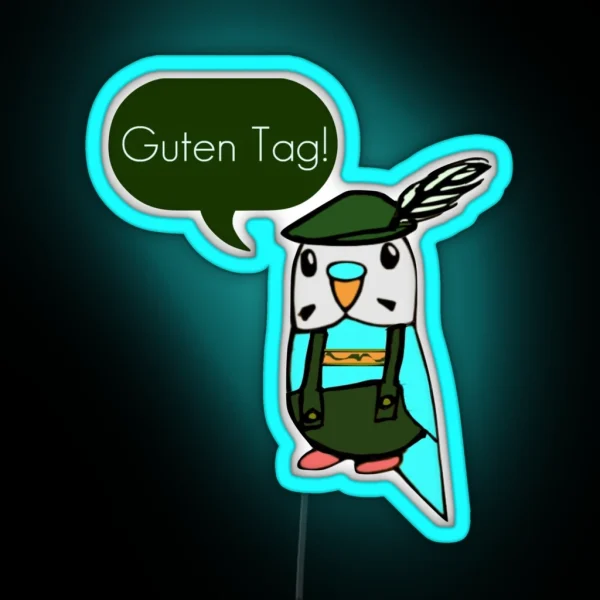 Guten Tag RGB Neon Sign