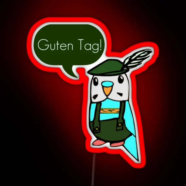 Guten Tag RGB Neon Sign