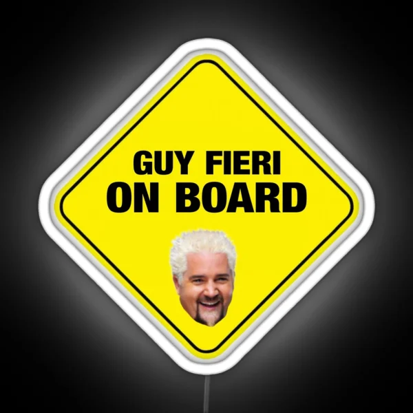 Guy Fieri On Board RGB Neon Sign