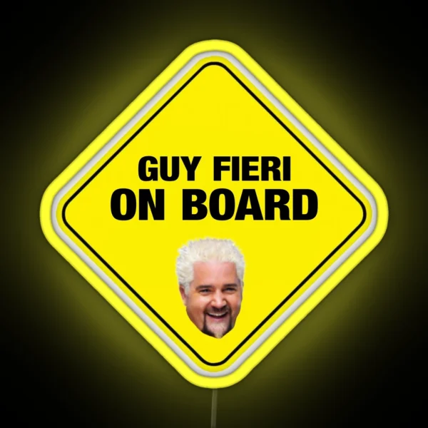 Guy Fieri On Board RGB Neon Sign