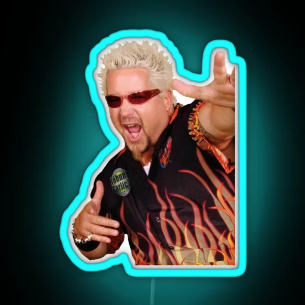 Guy Fieri RGB Neon Sign