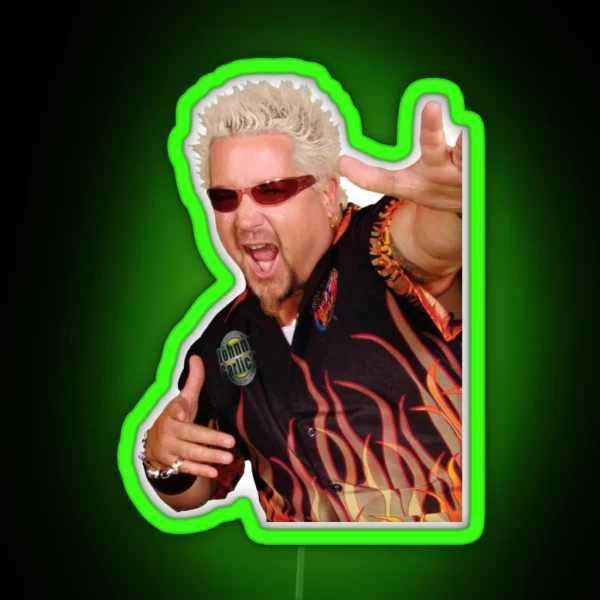 Guy Fieri RGB Neon Sign