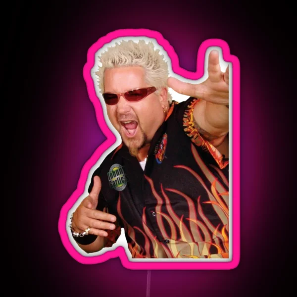 Guy Fieri RGB Neon Sign