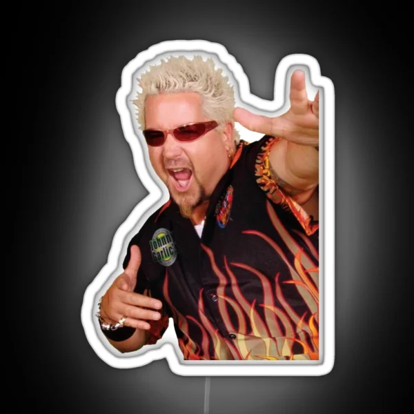 Guy Fieri RGB Neon Sign