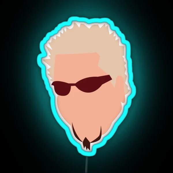Guy Fieri RGB Neon Sign