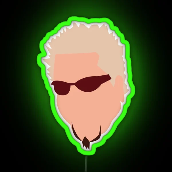 Guy Fieri RGB Neon Sign