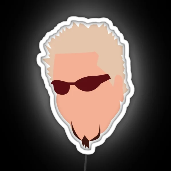 Guy Fieri RGB Neon Sign
