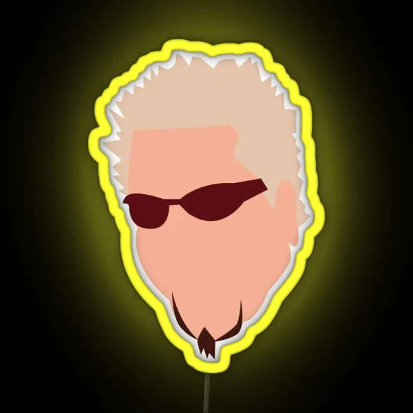 Guy Fieri RGB Neon Sign